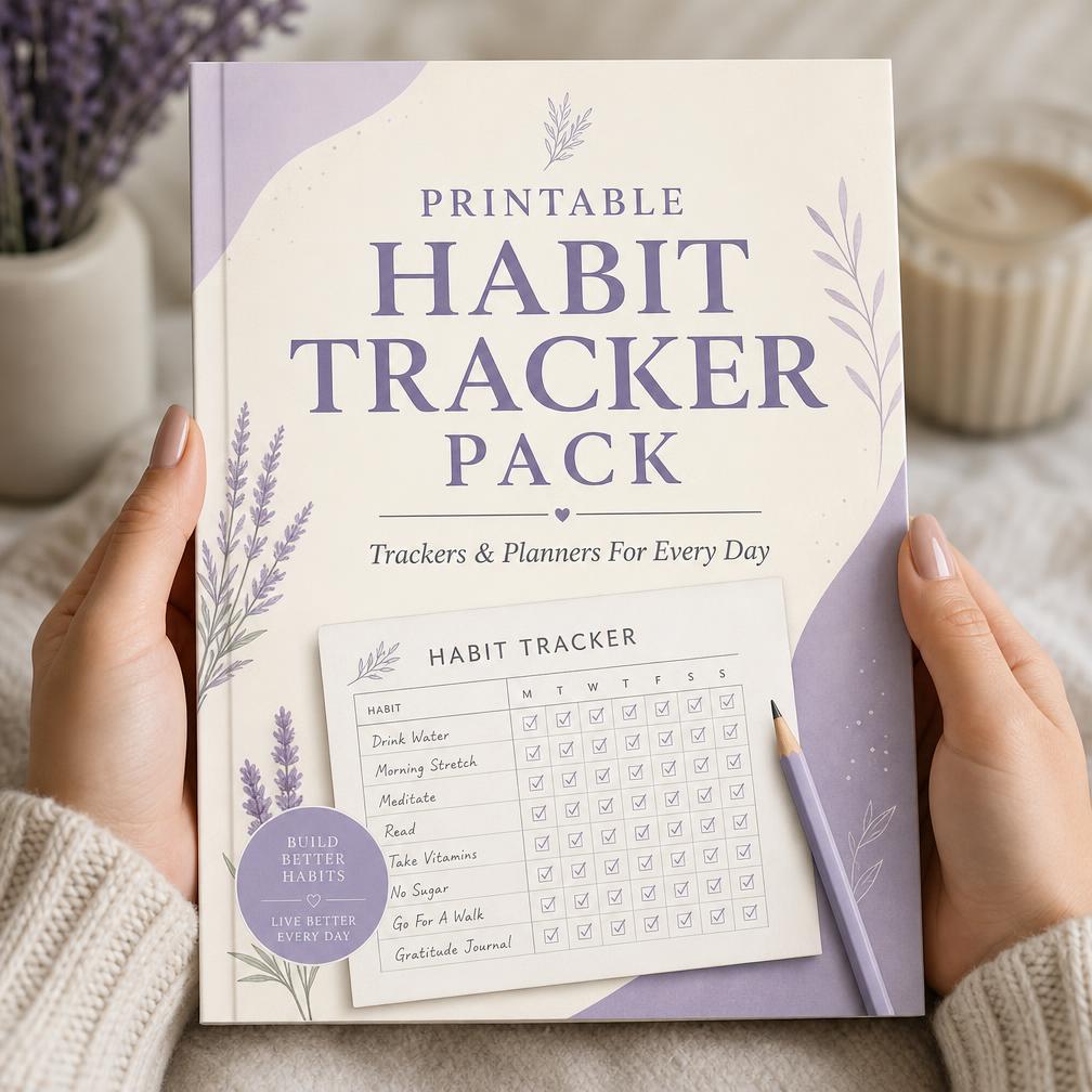 BONUS #7 — Printable Habit Tracker Pack